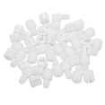 thumbnail image 4 of 100 piezas de plástico de plástico para tuercas insertadas bisagra de plástico insertar tacos de plástico para conexiones de muebles baño de reemplazo, 4 of 8