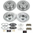 thumbnail image 3 of PowerStop Front and Rear Z26 Street Warrior Carbon-Fiber Ceramic Brake Pad and Drilled and Slotted Rotor Kit Fits: VOLKSWAGEN Select Models K7109-26, 3 of 9