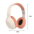 thumbnail image 3 of Latrodar Bluetooth 5.3 Subwoofer Headband Wireless Headphones Creative Foldable Headphones Pink 7.6x6.8 Inch Home Gadgets, 3 of 5
