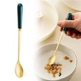 thumbnail image 2 of Coffee Spoons, Small Stainless Steel Gold Tea Spoons, Dessert Spoons Set for Fruit, Stirring, Mixing, Sugar, Ice Cream, Cake, 2 of 9