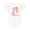 AA-White, variant on Inktastic 1st Birthday Fairy with Mushrooms and Flowers Boys or Girls Baby Bodysuit