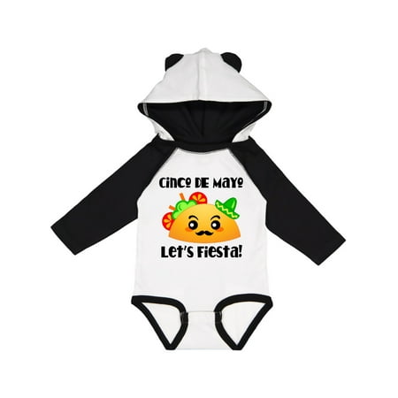 

Inktastic Cinco De Mayo Lets Fiesta Taco Gift Baby Boy or Baby Girl Long Sleeve Bodysuit
