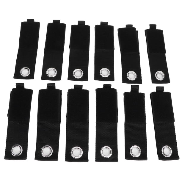 Soporte para cable de extensión Jadeshay 12 correas de almacenamiento organizadoras con gancho para cable resistente
