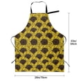 thumbnail image 2 of Kdxio Sunflowers 3 Apron with Pockets Adjustable Kitchen Aprons for Men Women Waterproof Aprons for Cooking,Drawing,Crafting, Baking Household Cleaning, 2 of 5