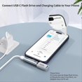 thumbnail image 5 of 60W USB Typ C to Dual USB C Earphone Adapter for 15, 5 of 5