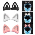 thumbnail image 2 of YIEMEEN Adorable Cats Ear Silicone Decorations Silicone Attachments Perfect For Personalizing Headband Headphone Unique Look, 2 of 18