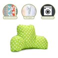 thumbnail image 6 of Majestic Home Goods Decorative Lime Small Polka Dot Reading Pillow, 6 of 6