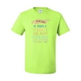 thumbnail image 2 of It Takes a Big Heart to Teach Little Minds Teachers Inpirational Inspirational/Christian Men's Graphic T-Shirt, Safety Green, 5XL, 2 of 3
