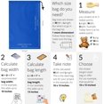 thumbnail image 3 of Drawstring Bag with Toggle - Nylon Cinch and Ditty Pouch (Blue, 10 x 15 Inch), 3 of 7