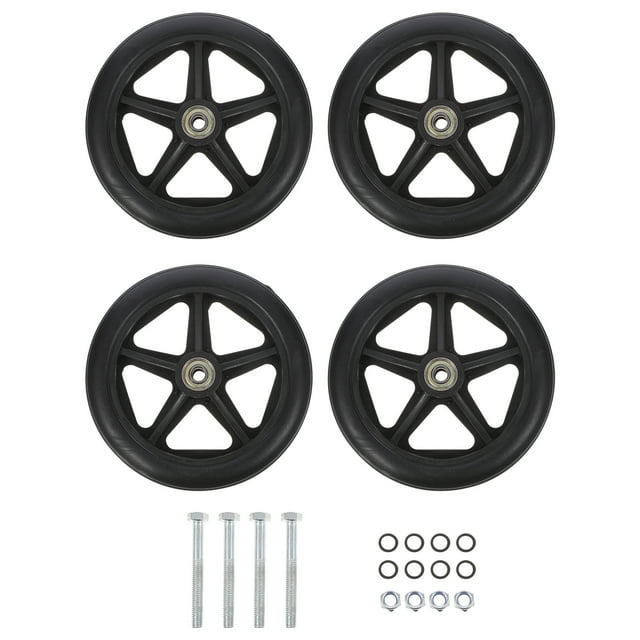 Heavy Duty Wheelchair Wheels Universal Wheelchair Front Wheels