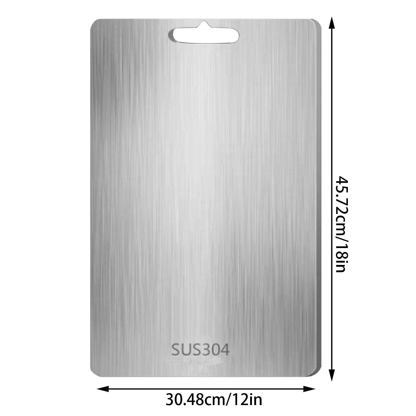 Tkrady Cutting Boards, 100% Pure Titanium Cutting Boards for Kitchen, Double-Sided Food Grade Cutting Board, Easy to Clean-Chopping Boards Cutting Mat for Meat Fruit & vegetable (4 pack)