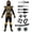 Golden1, variant on Joyfy Kids Golden Ninja Costume for Toddler Boys Halloween Dress Up Age Up to 12 Years
