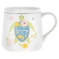 thumbnail image 4 of Karma Flora Turtle Mug – Ceramic Coffee & Tea Cup with Charming Floral Turtle Design, 4 of 5