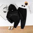 thumbnail image 2 of Boys Clothes 2 Piece Winter Outfits Long Sleeve T-shirt and Pants Sets Kids Clothes Boys 6-12 Months 12-24 Months 2T 3T 4T 5T 6T 7T 8T 9T Children(Black,3-4 Years), 2 of 7