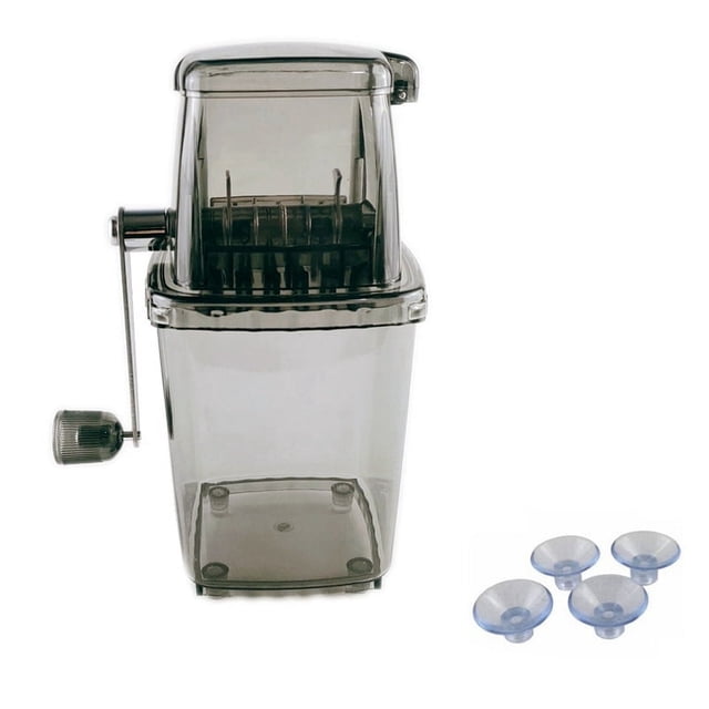 Trituradora de hielo manual Trituradora de hielo rotativa Máquina para cócteles Máquina para triturar cubitos de hielo Batidos Máquina trituradora de hielo Inicio B