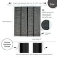 thumbnail image 7 of Piecenat Panel Track Blinds 23 in Cordless Paper for Sliding Door Vertical Window Blinds, Charcoal Black, 85.5 in x 96 in, 7 of 7