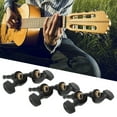thumbnail image 5 of 6Pcs Guitar Tuning Knob Locking Tuners Pegs Black Musical Instrument Accessories(3r3L), 5 of 8