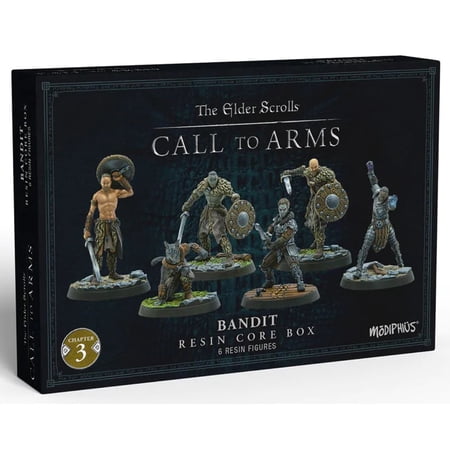 The Elder Scrolls: Call to Arms – Bandit Core Set – 6 Unpainted Resin Figures