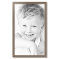 thumbnail image 2 of ArtToFrames 22" x 37" Aged White Gold Picture Frame, 22x37 inch Silver Wood Poster Frame (WOM-2036),  Pack, 2 of 7