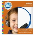 thumbnail image 3 of Kidz Gear Wired For Kids - Headphones - full size - wired - 3.5 mm jack - blue, 3 of 4