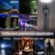 thumbnail image 4 of Linterna De Enfoque Telescópica P50, Linterna Impermeable Brillante Para Exteriores, Linterna De Carga Usb Con Tres Marchas Para Exteriores matsuzay HA024059-00, 4 of 7