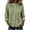 Green, variant on Ruimatai Women's Mandarin Collar Shirts Pleated Front Roll Sleeve Loose Button Down Blouses for Spring Summer Office Daily Wear