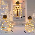 thumbnail image 2 of Christmas atmosphere decorative light LED light Christmas Green Santa suction cup light window light Hanging light window, 2 of 5