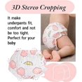 thumbnail image 5 of Funda para pañales - Baby Bloomers Adorable funda para pañales para ropa interior de niñas, pantalones cortos de algodón para bebés (5 piezas, 0-1 años, color aleatorio), 5 of 5