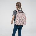 thumbnail image 5 of Naloa Hello Summer With Gnome Print Lightweight DayBackpack Suitable for school, work, shopping, travel, etc., 5 of 5