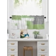 thumbnail image 5 of Valances for Windows Sage Green Rod Pocket Cafe Window Treatments Valance Curtains for Kitchen Bathroom Laundry Basement Windows 54"x18", 5 of 9
