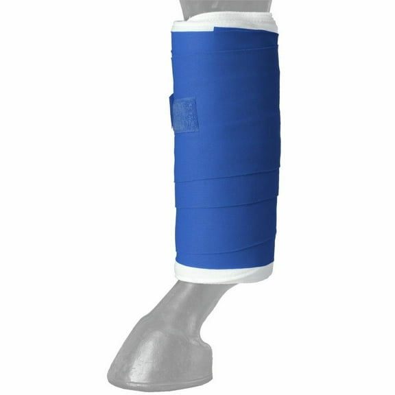5.5"X 9' Tough 1 Tack Horse Leg Longer Wear Standing Wraps 4 Pack Blue