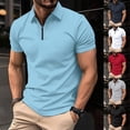thumbnail image 2 of Kcolen Mens Polo Shirts Short Sleeve Casual T-Shirts Breathable Basic Lightweight Summer Tops with Button Lapel Tee, 2 of 6