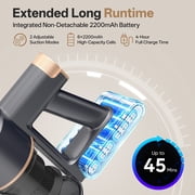 YOMA Cordless Stick Vacuum Cleaner,Lightweight Self-standing Vacuum for Home Pet Hair Carpet Hardwood Floor