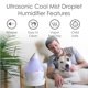 thumbnail image 2 of Humidificador de aire Crane Droplet Ultrasonic 1.9L para dormitorio blanco, 2 of 8