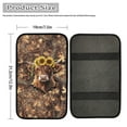 thumbnail image 4 of Renewold Car Center Console Cover for Men Women Novelty Car Armrest Cushion Vehicle Interior Accessories Protector, Highland Cow Camo Hunting Forest, 4 of 6