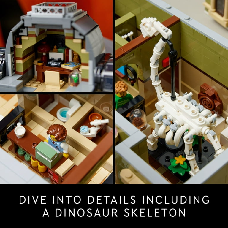 LEGO Icons Natural History Museum Building Kit for Adults, Build