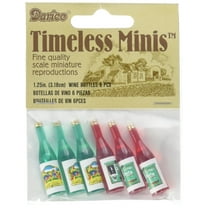 Timeless Miniatures-Wine Bottles 6/Pkg