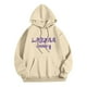 thumbnail image 4 of MHFRRA Sudadera con Capucha Estampada y Elegante para Uso Informal, Cómoda y Versátil para El Día A Día Beige, 4 of 5