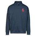 thumbnail image 2 of Men's Levelwear Navy Boston Red Sox Murray Core Logo Quarter-Zip Pullover Top, 2 of 3
