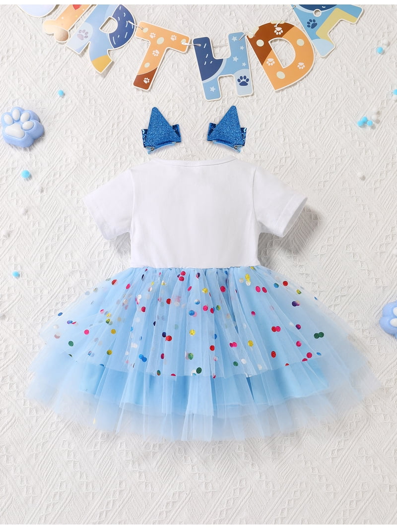 open lace back dress Bespoke Twelve Dancing Princesses Vogue-Worthy Girls Birthday Gown 12-18 M