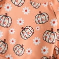 thumbnail image 6 of iFshaion 0-4T Toddler Sweatshirt Set Boys Girls Thanksgiving Pumpkin Printed Top Long Sleeve Pullover Sweatshirt Sweatpants Fashion Casual Two Piece Set Pink-B 6-9 Months, 6 of 9