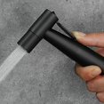 thumbnail image 2 of Black Handheld Toilet Sprayer Stainless Steel Bathroom Bidet Sprayer Set With Hose For Shower Sprayer Wall Or Toilet, 2 of 5