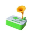 thumbnail image 4 of Reproductor de música con gramófono para niños, juguetes para contar historias, educación, fonógrafo para niños, con 96 tarjetas para niños y niñas, A, 4 of 8
