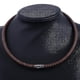thumbnail image 2 of Gargantilla De Cuero Para Hombre, Collar De Cadena De Cuerda Trenzada A, 2 of 2