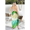 thumbnail image 5 of HAPPY BAY Women's Beachwear Sarong Coverups Bikini Skirt Swim Cover up Summer Wraps Swimwear Beach Wrap Skirts for Women One Size Landscape, Green, 5 of 5