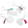 thumbnail image 5 of Juego De Llaveros De Bricolaje, Llaveros En Blanco Práctico Multifuncional Múltiples Colores Apariencia Exquisita Para Llaveros De Bricolaje Para Regalos De Bricolaje ANGGREK Otros, 5 of 5
