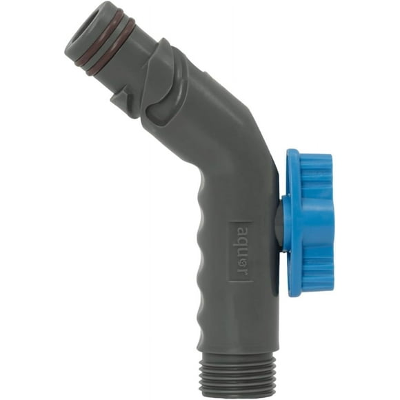 shiyou-Removable Faucet Hose Connector, Attachable Hose Bib for Outdoor Faucet, Low Friction, Quick Connect, and High Wear Resistance Exterior Water Spigot, Slate Gray