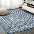 thumbnail image 4 of JONATHAN Y SANTA MONICA 5 x 8 Area Rug, Tokay Bohemian Geometric - Blue/Ivory, SMB132C-5, 4 of 7
