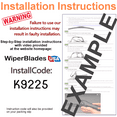 thumbnail image 3 of 2018 Ford Fusion Performance Beam Wipers (Set of 2), 3 of 3