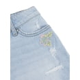 thumbnail image 3 of Wonder Nation Girls Baggy Denim Shorts, Size 5-18, 3 of 4